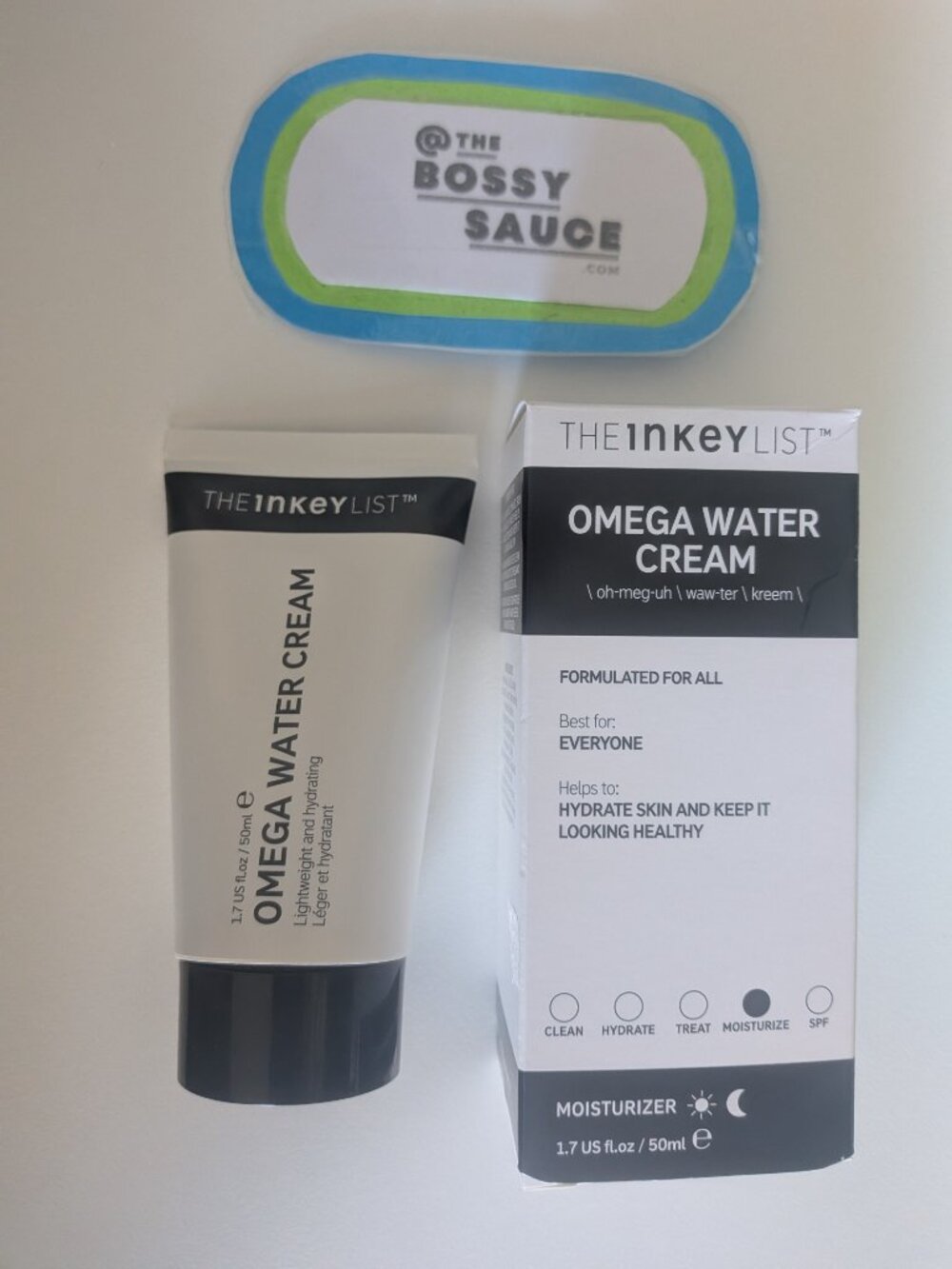 🌸 THE INKEY LIST Omega Water Cream Hydrating Moisturizer 1.7oz NIB